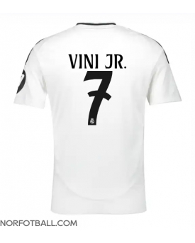 Billige Fotballdrakt Real Madrid Vinicius Junior #7 Replika Hjemmedrakt 2024-25 Kortermet